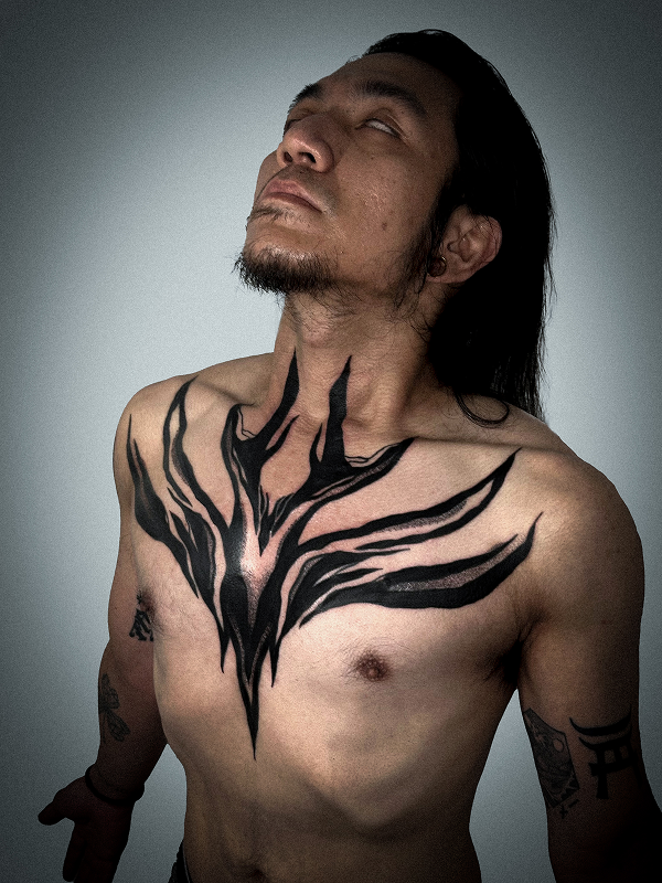 Blackwork tattoo, project 3